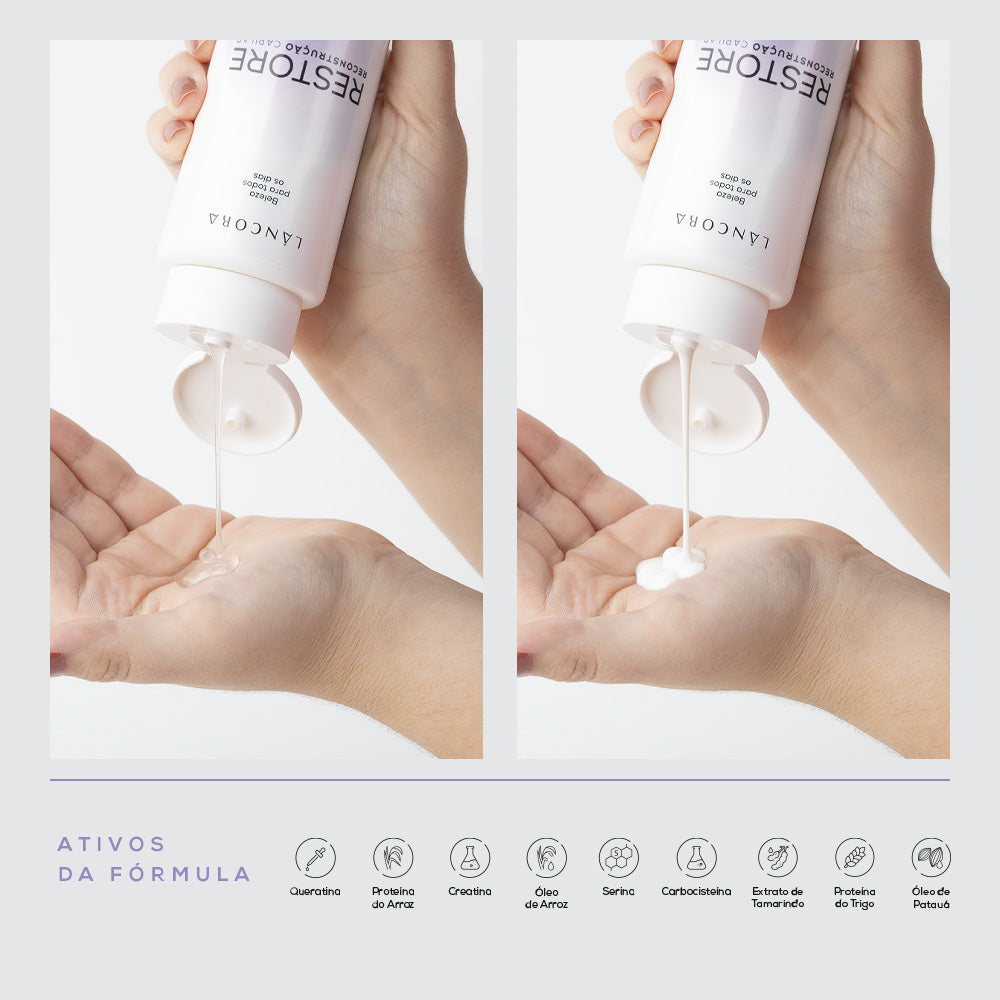 Shampoo e Condicionador RESTORE Reconstrução | Lâncora