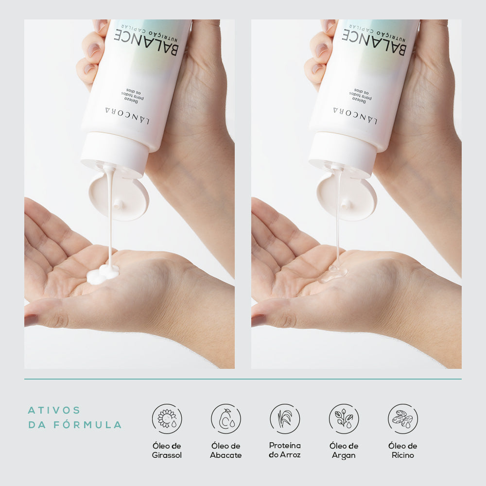 Shampoo e Condicionador BALANCE Nutrição 300ml (cada) | Lâncora