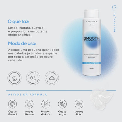 Shampoo SMOOTH Hidratação | Lâncora