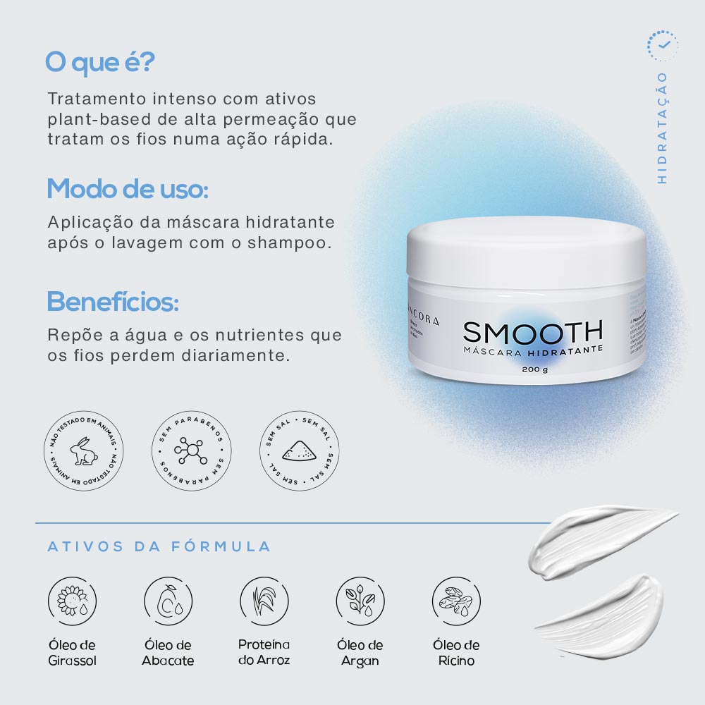 Máscara SMOOTH Hidratação | Lâncora