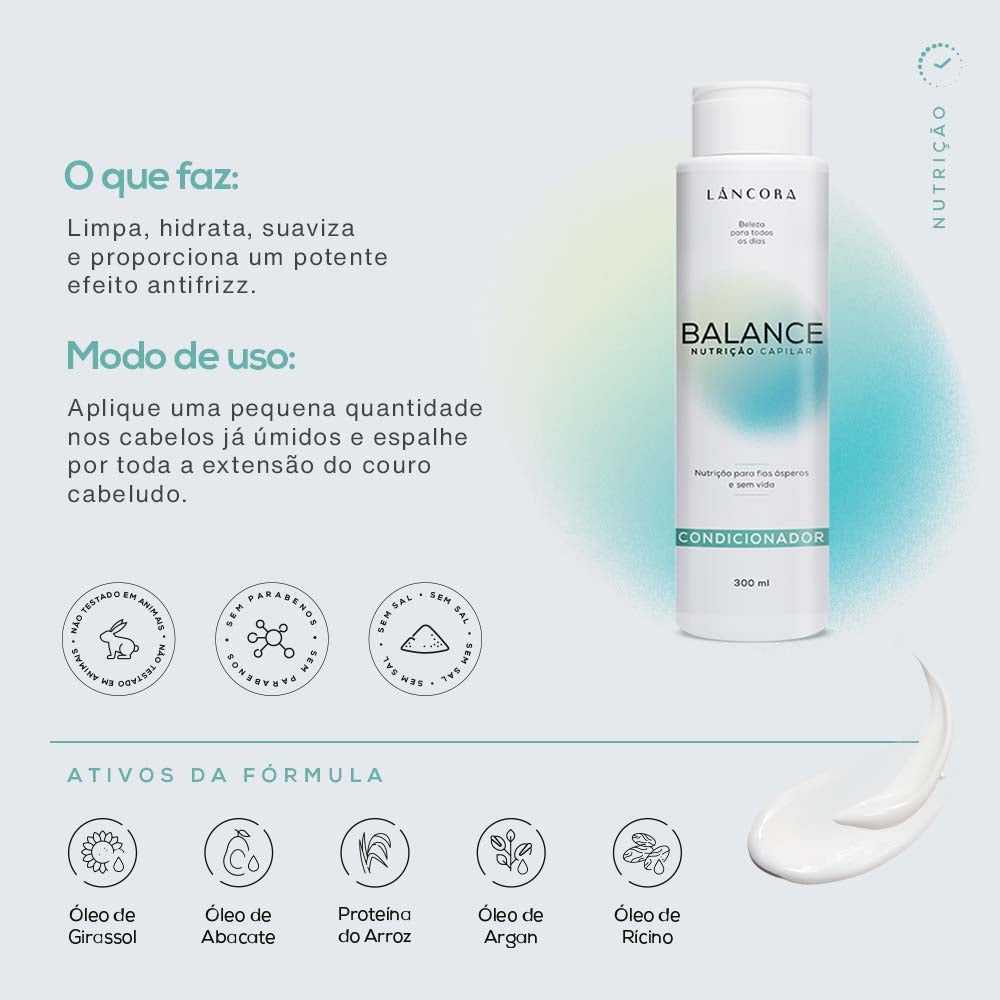 Condicionador BALANCE nutrição | Lâncora