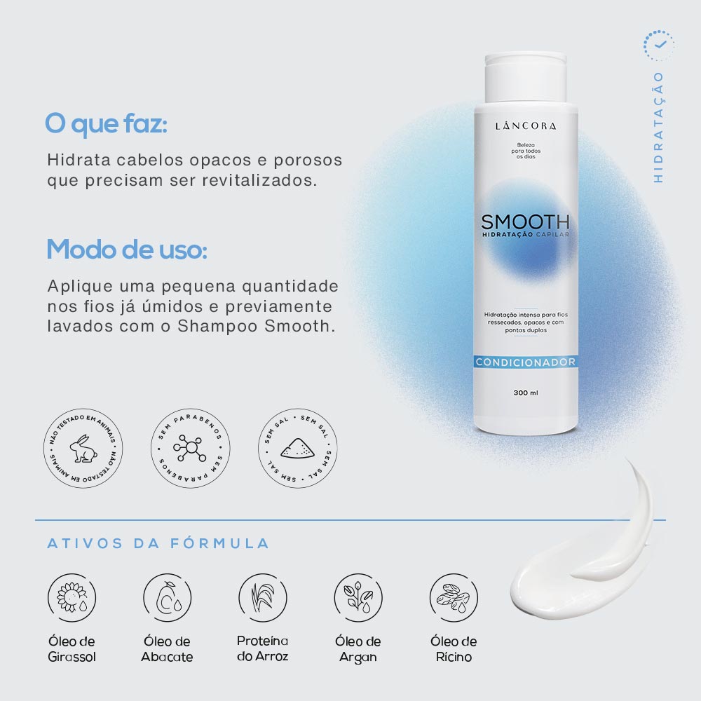 Condicionador SMOOTH Hidratação | Lâncora