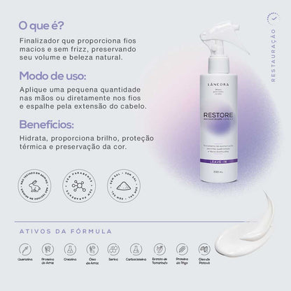 Leave-in RESTORE Reconstrução | Lâncora