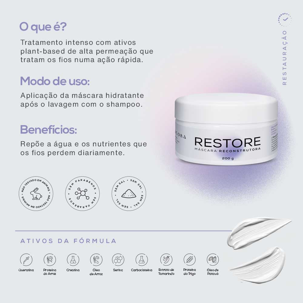 Máscara RESTORE Reconstrução | Lâncora