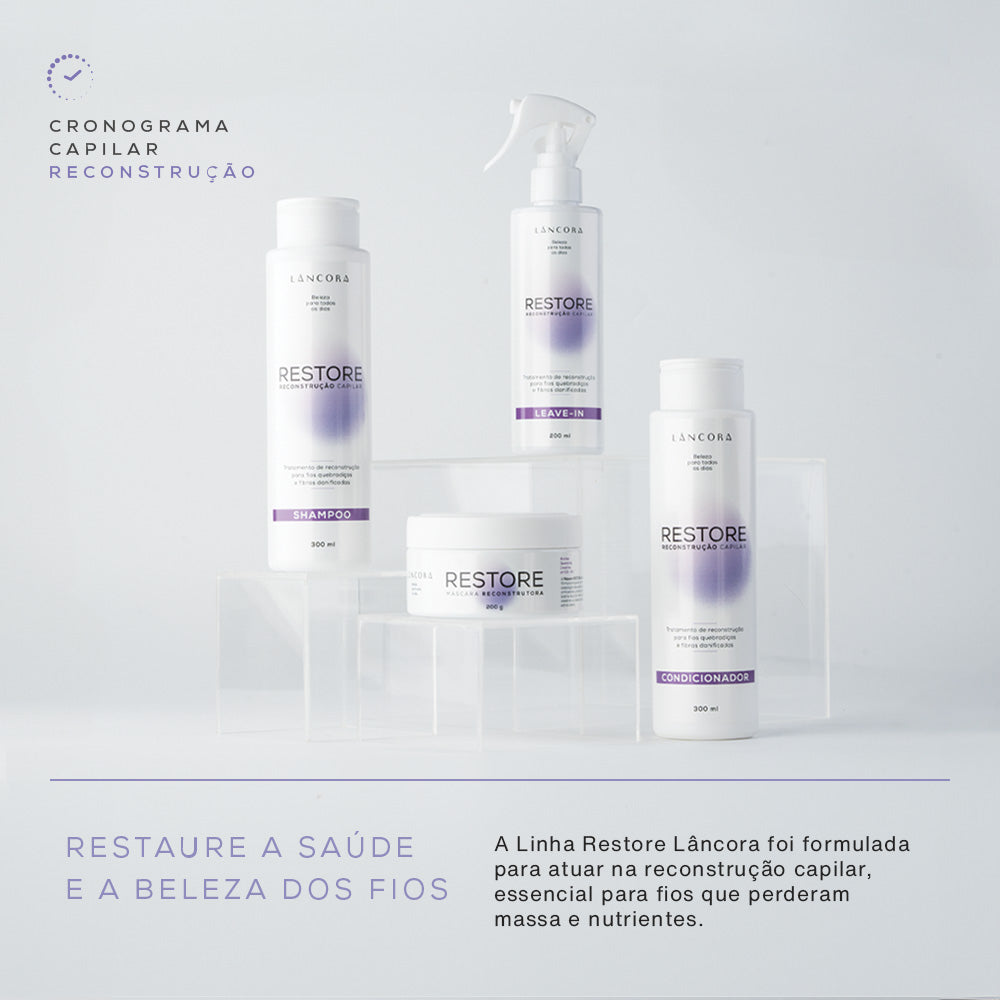 Cronograma Capilar Completo + Brindes | Hidratação, Nutrição e Reconstrução | Lâncora