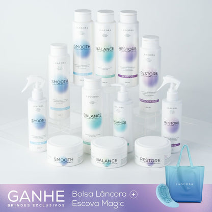Cronograma Capilar Completo + Brindes | Hidratação, Nutrição e Reconstrução | Lâncora