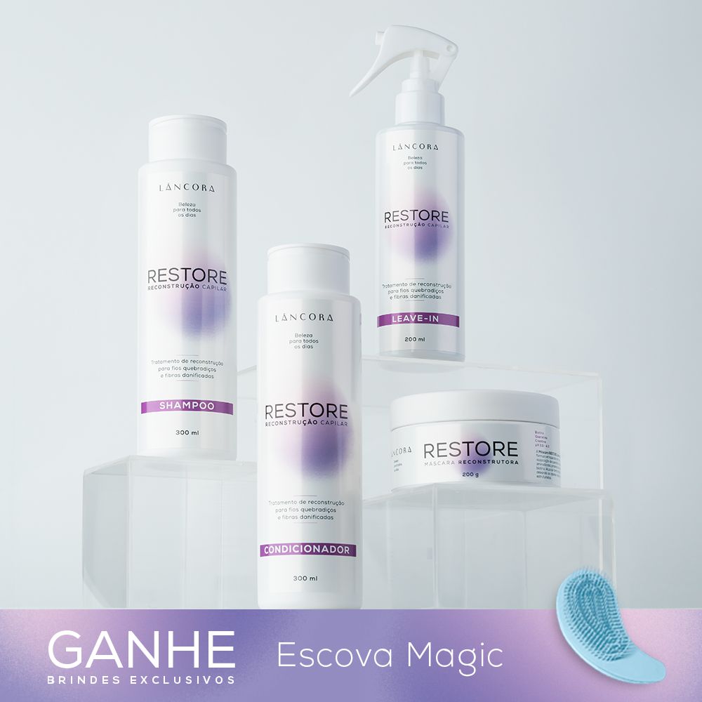Kit RESTORE Reconstrução + brinde | Lâncora