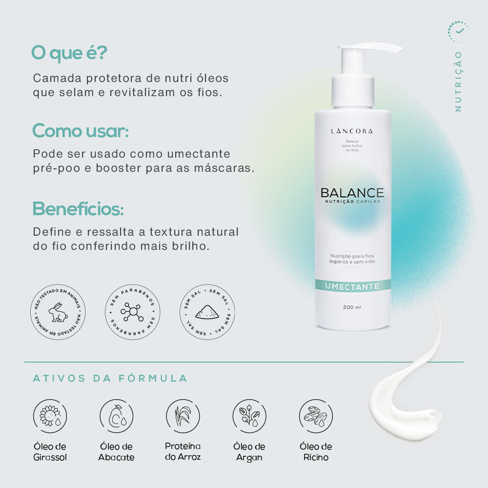 Umectante BALANCE Nutrição | Lâncora